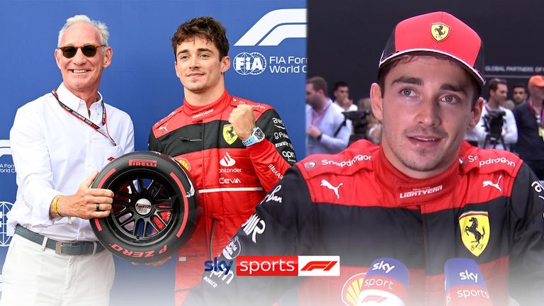 Charles Leclerc says he dreams of winning his home race in Monaco after securing pole position for Sunday's race.