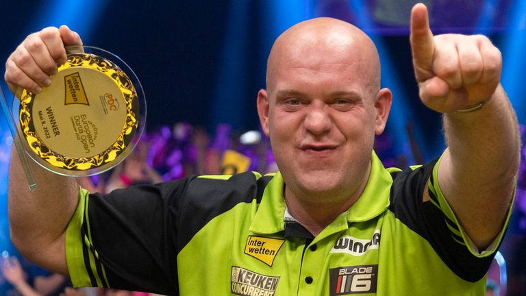 Michael van Gerwen a remporté l'Open européen de fléchettes en Allemagne