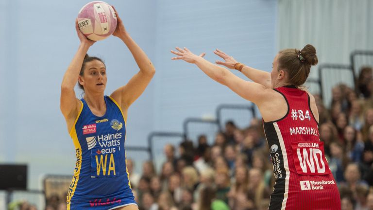 Rachel Shaw will play her last home match for Team Bath on Friday evening (Image credit: Clare Green for Matchtight)