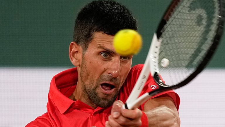 Novak Djokovic is qualified for the third round of Roland Garros