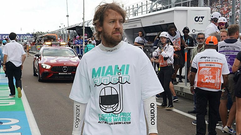 Sebastian Vettel admits climate change makes him question his Formula 1 role