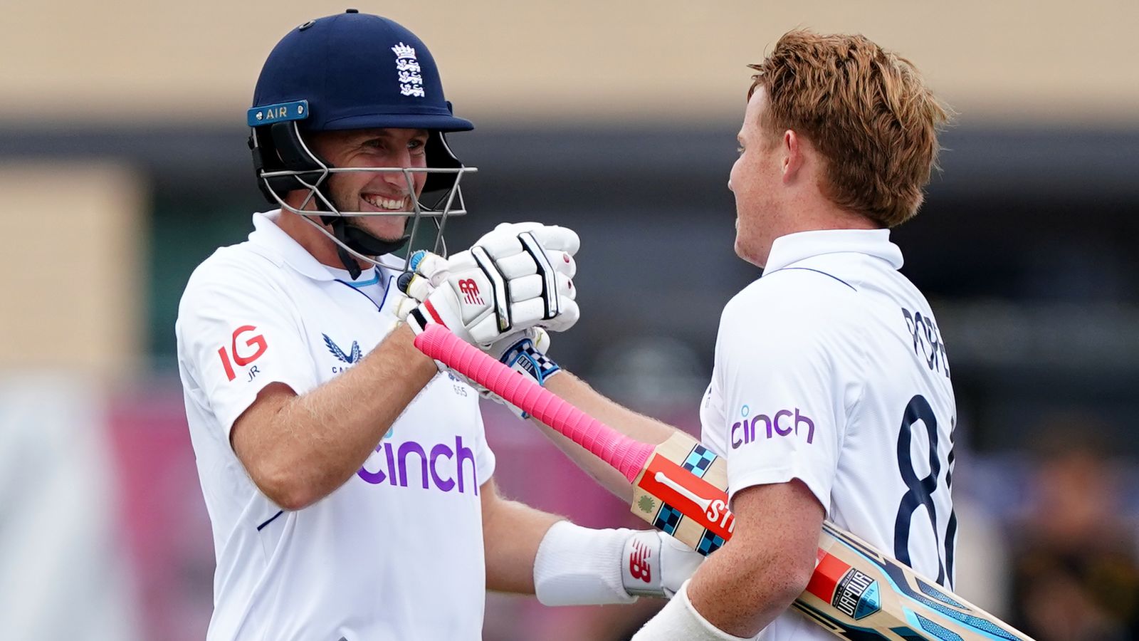 England’s Ollie Pope following Trent Bridge hundred: ‘I have learnt from unbelievable Joe Root’