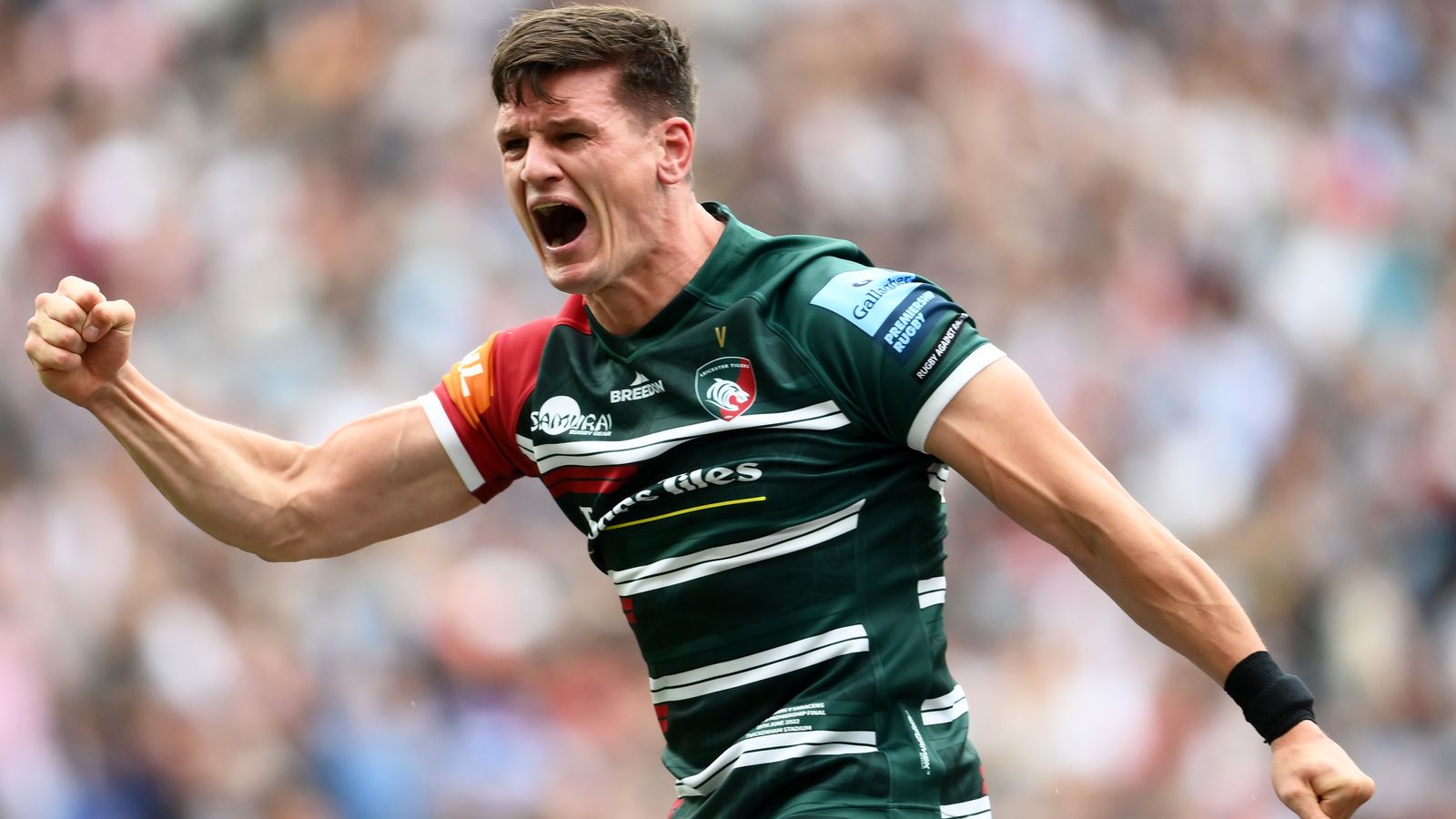 Leicester Tigers 15-12 Saracens: Last-minute Freddie Burns drop goal clinches Gallagher Premiership title