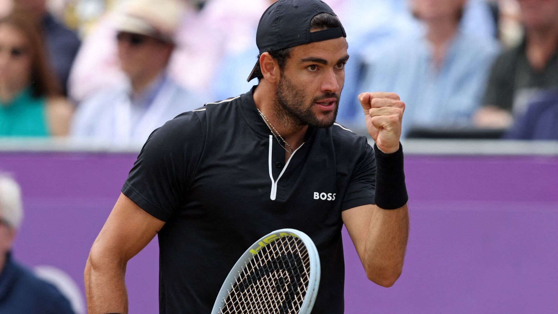 Berrettini defends Queen's crown by beating Krajinovic