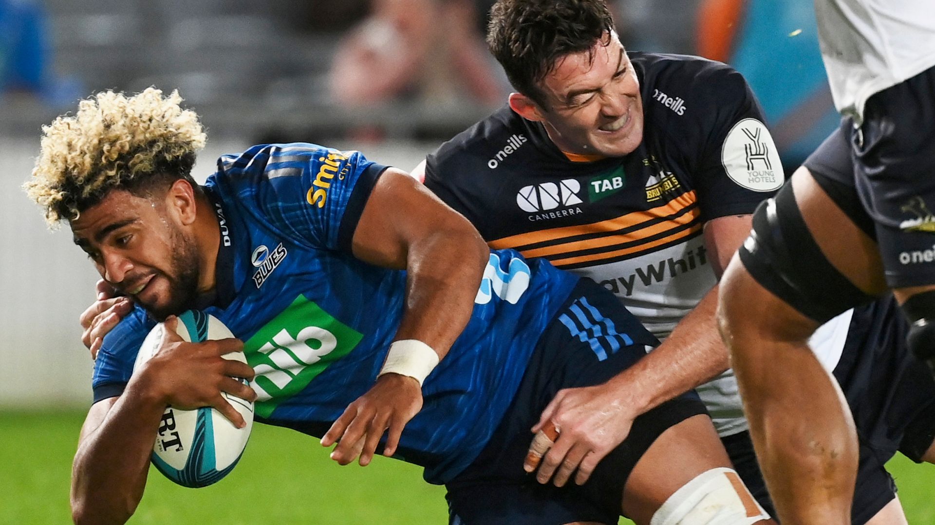 Blues edge Brumbies to reach Super Rugby final