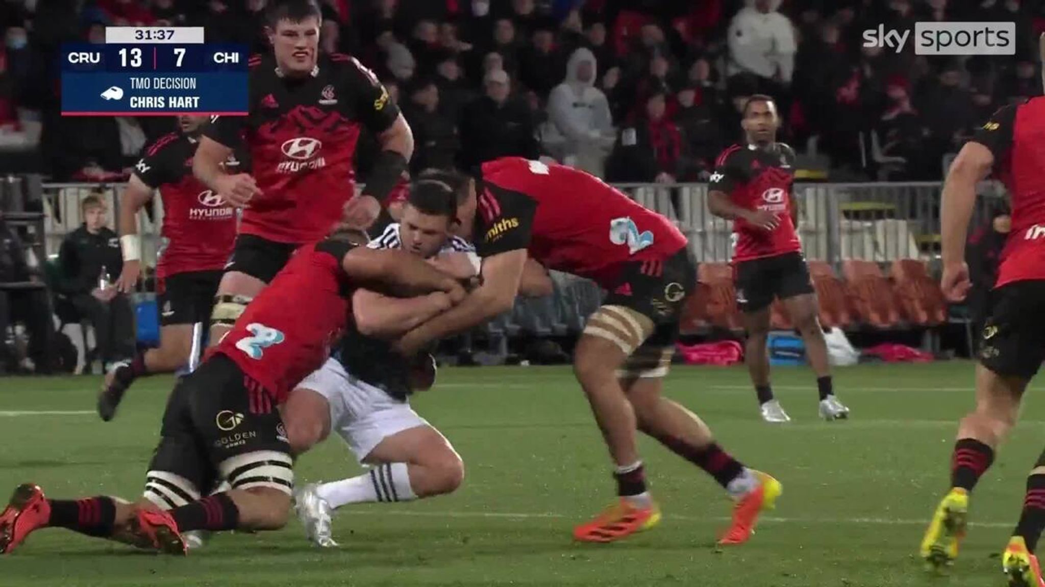 Crusaders 20-7 Chiefs Video Watch TV Show Sky Sports
