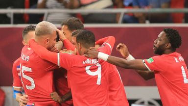 Joel Campbell scored Costa Rica's only goal as they beat New Zealand to reach the World Cup