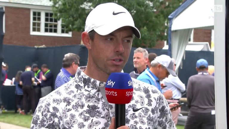 Rory McIlroy says he is in a 'good spot mentally' after carding an impressive three-under-par opening round 67 at the US Open.