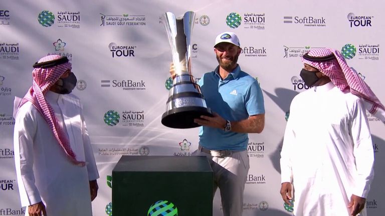 La Serie Invitacional de Golf LIV respaldada por Arabia Saudita comienza la próxima semana en Hertfordshire, con Dustin Johnson como una inclusión sorpresa en el campo.  Te explicamos quién más está y por qué el evento es polémico