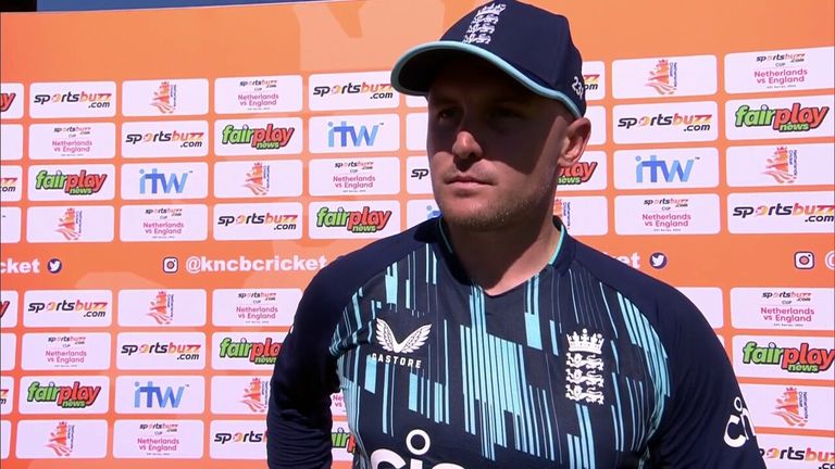 Jason Roy werd uitgeroepen tot Man of the Match na een eeuw Engeland naar de overwinning op Nederland te hebben geleid in de derde ronde van een ODI-wedstrijd