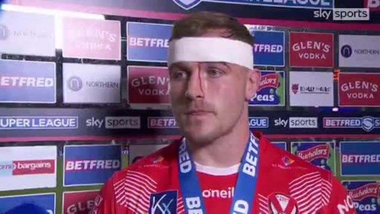 Matty Lees reflects on his team's performance after St Helens beat Leeds Rhinos 42-12 in the Betfred Super League 