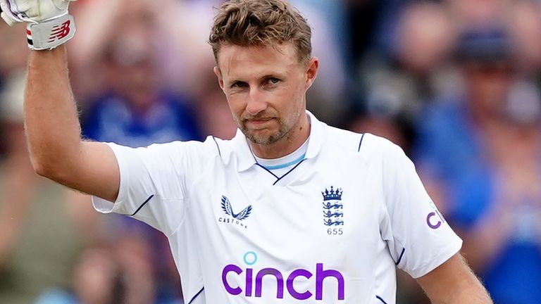 Watch how Joe Root reached his 27th and fastest Test century on day three at Trent Bridge