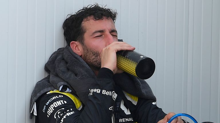 Staying hydrated is vital for Formula 1 drivers to help maintain cognitive function behind the wheel