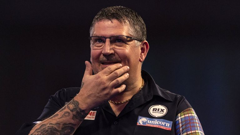 Gary Anderson fought back from 8-0 down in the final to avert a whitewash, but he was unable to deny Van den Bergh the title