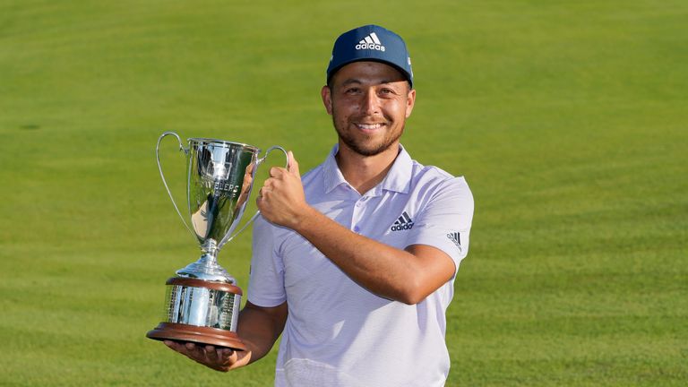 Schauffele wins Travelers Championship after late Theegala blunder