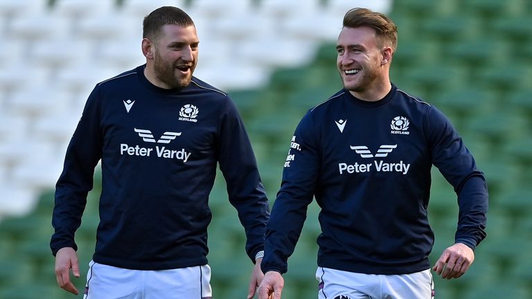 Finn Russell and Stuart Hogg will not travel to South America with Scotland