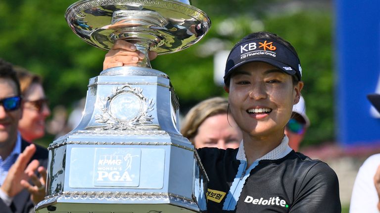 Chun wins Women’s PGA after late Thompson collapse