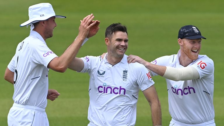 James Anderson returned to the side and claimed four wickets at Lord's