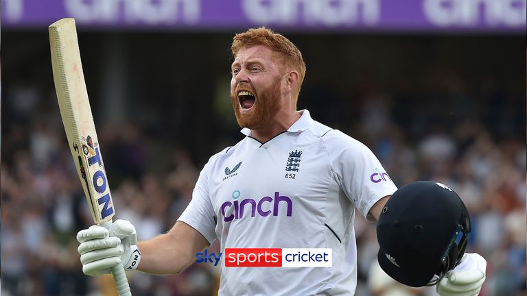 England's Jonny Bairstow hits his second successive century on day two of the third Test against New Zealand