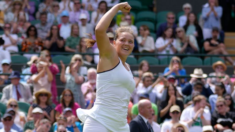 Germany's Jule Niemeier stunned second seed Anett Kontaveit