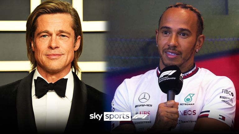 Lewis Hamilton is looking forward to the prospect of making an F1 movie alongside Brad Pitt