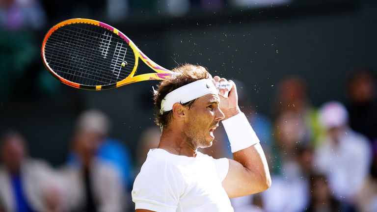 Nadal is playing in his first Wimbledon Championships since 2019