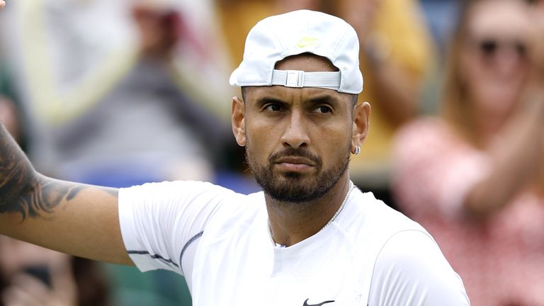 Nick Kyrgios admitted he was 'locked in' ahead of his second round match at Wimbledon 