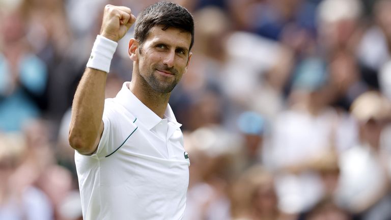 Novak Djokovic will be in action on Centre Court on Friday