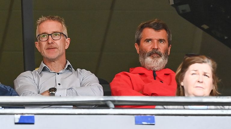 Roy Keane was spotted in the crowd