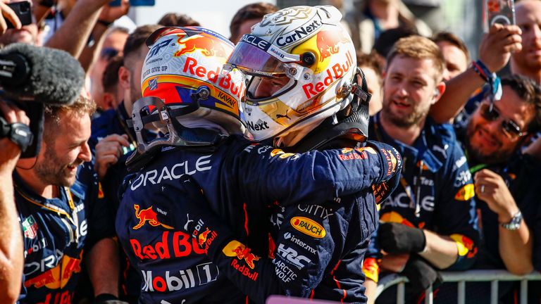 The two Red Bull drivers lead the Drivers' Championship standings