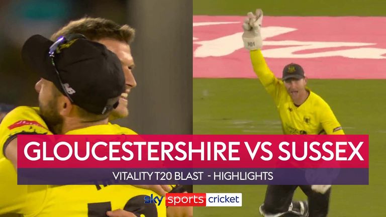 Highlights of the T20 Vitality Blast match between Sussex and Gloucestershire