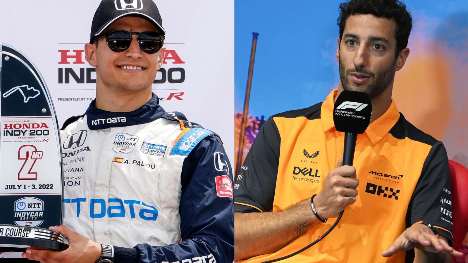 McLaren sign IndyCar champion Alex Palou for 2023 as Daniel Ricciardo F1 rumours intensify