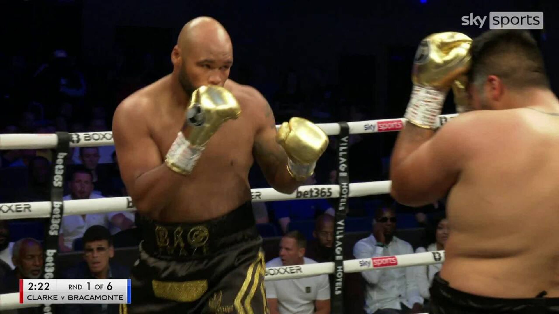 'That's how you do it!' Clarke's vicious heavyweight KO