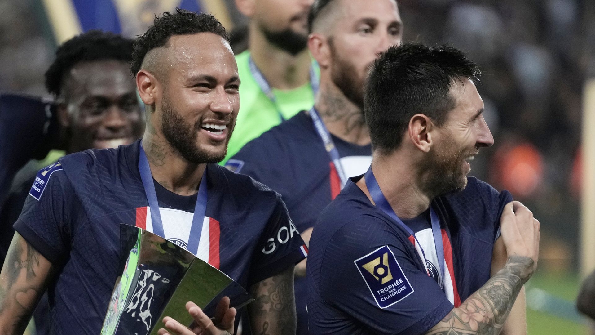 Paris Saint-Germain 4-0 Nantes: Neymar scores twice with Lionel Messi also on target in Trophee des Champions