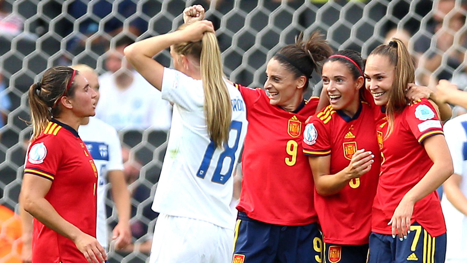 Women's Euros: Denmark vs Spain latest score