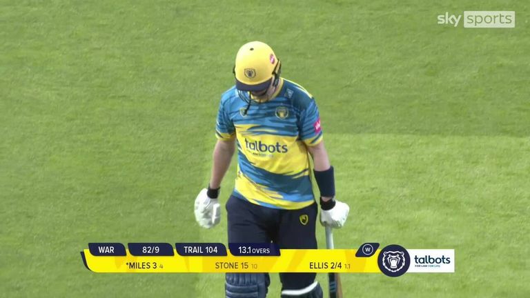 Watch the last over from Hampshire's thrashing of Birmingham in the Vitality Blast quarter-final