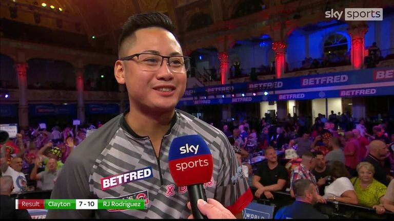 Rowby-John Rodriguez says he's confident he can beat anyone in his current form at this year's World Matchplay