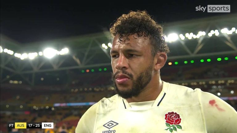 England skipper Courtney Lawes speaks to Sky Sports following their second Test victory 