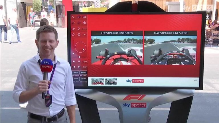 Anthony Davidson was at the SkyPad to take a closer look at Max Verstappen and Charles Leclerc and their line speeds