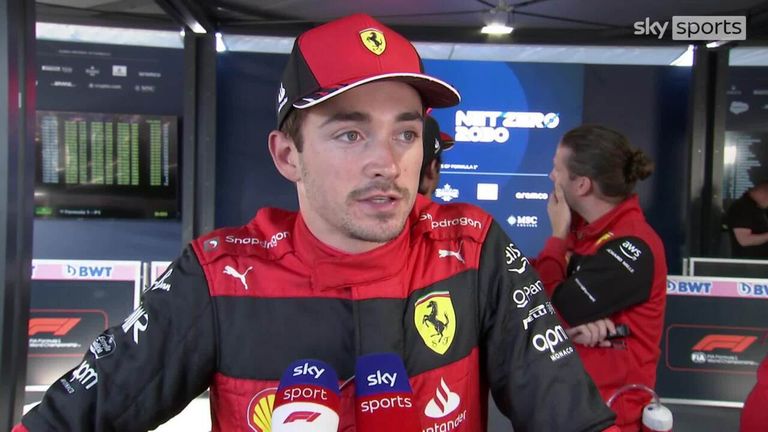 Charles Leclerc says he will be going for maximum points in the Sprint, but will be going in with a patient mindset