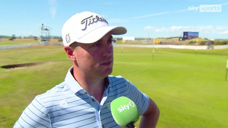 Justin Thomas says Tiger Woods is excited to be in St Andrews for The Open as the pair practiced the Old Course this weekend. 