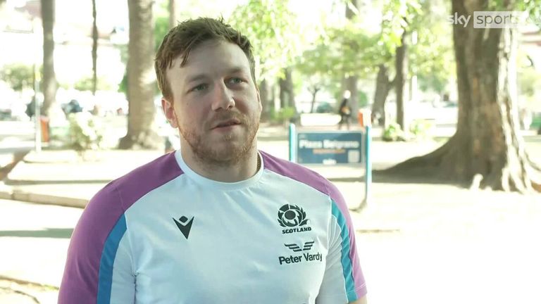 Scotland flanker Hamish Watson speaks to Sky Sports ahead of winning his 50th Test cap against Argentina