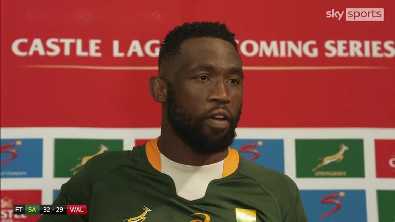 South Africa captain Siya Kolisi says his side had to find energy during the game after Wales came out 'guns blazing' in the first Test