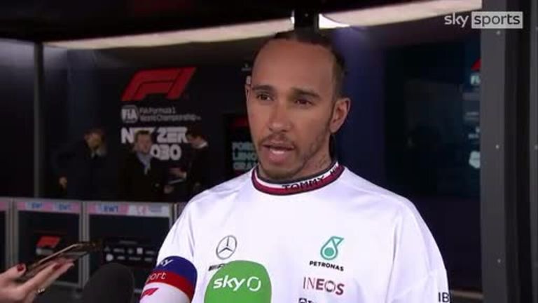 Despite only qualifying fifth for his home race, Lewis Hamilton is pleased that his Mercedes seems to be showing progress in closing the gap on Ferrari and Red Bull.