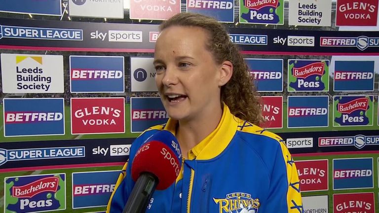 Leeds Rhinos women's head coach Lois Forsell says Georgia Roche was world-class during their dominant 64-6 win over Wigan Warriors.
