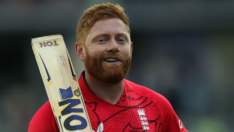 Jonny Bairstow hit eight sixs and three fours in 90 minutes from 53 balls - of which he was dropped four times by South Africa