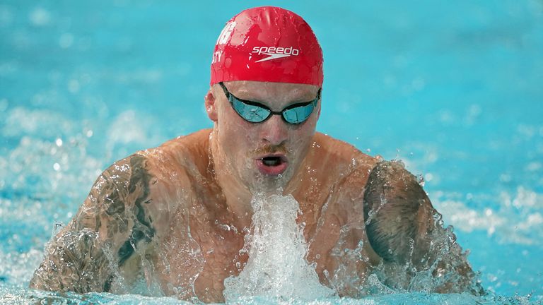 Peaty plans to defend the 100 metre breaststroke and 4x100 metre mixed medley golds at the Paris Olympics