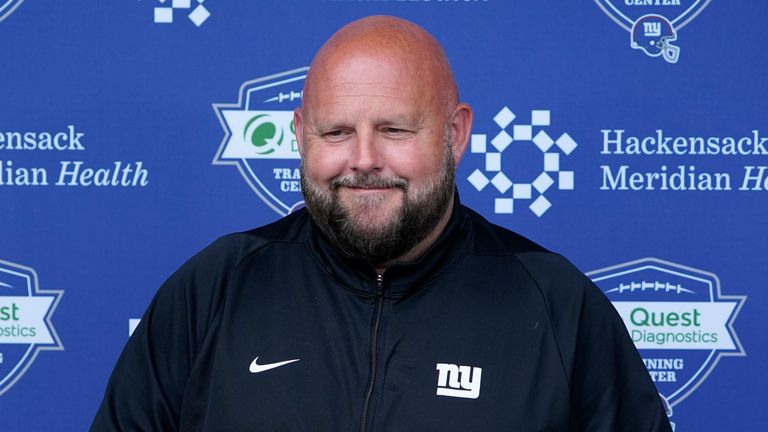 New York Giants head coach Brian Daboll 