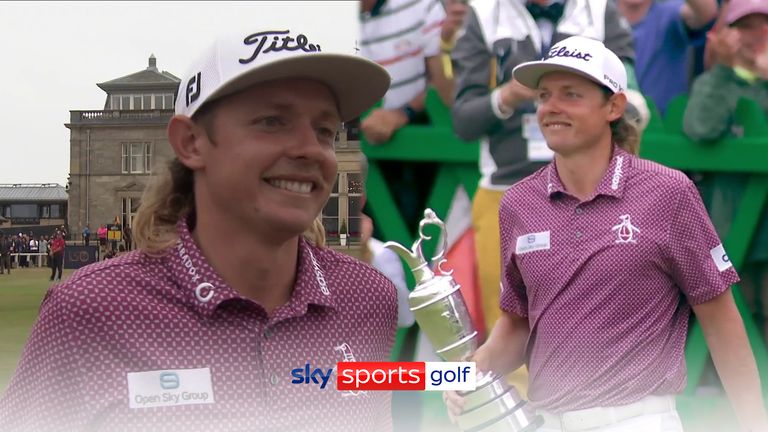 An emotional Cameron Smith says it was 'unreal' to get his hands on the Claret Jag after a sensational performance on the final day of The 150th Open Championship.