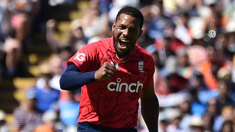 Chris Jordan took the wickets of Suryakumar Yadav and Hardik Pandya in consecutive balls at Edgbaston.